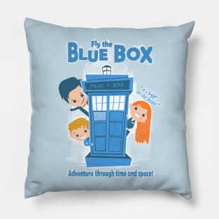 Fly the blue box Pillow
