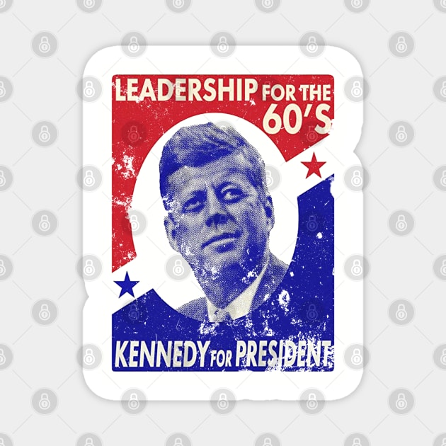 kennedy 60s Magnet by retrorockit