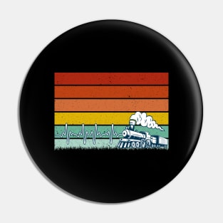 Train Vintage Retro Engineer Engine Conductor Pin