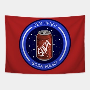 Certified Soda Addict Tapestry