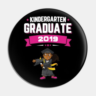 Flossing Kindergarten Graduate Class Of 2019 Girls Pin