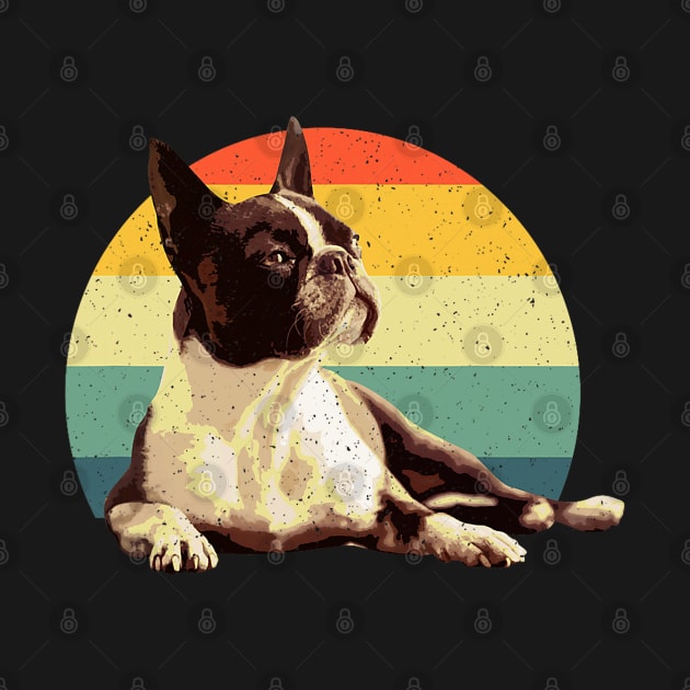 Cool Boston Terrier Art For Men Women Boston Terrier Lovers by Mitsue Kersting