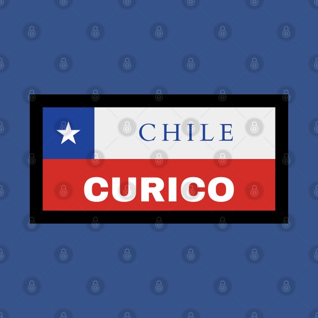 Curico City in Chilean Flag by aybe7elf