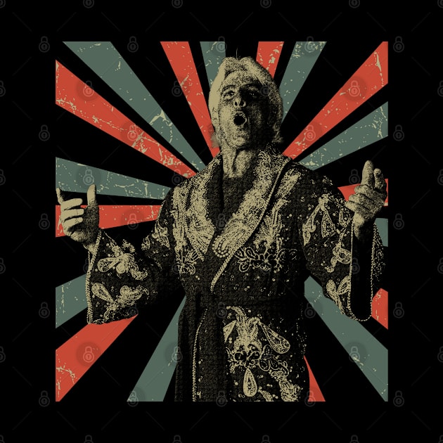 Ric Flair || Vintage Art || American Pro Wrestler by Setipixel