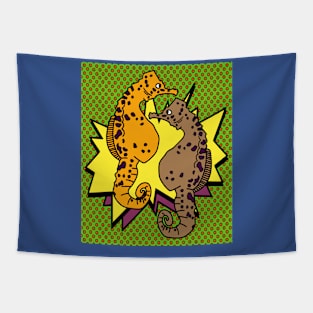 Seahorse Water Swim Badge Tapestry