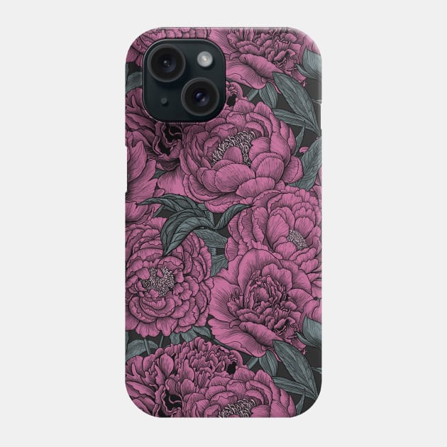 Peony flowers Phone Case by katerinamk