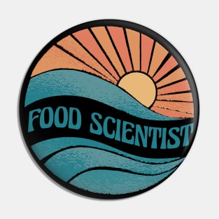 Retro Vintage Art - Food Scientist Pin