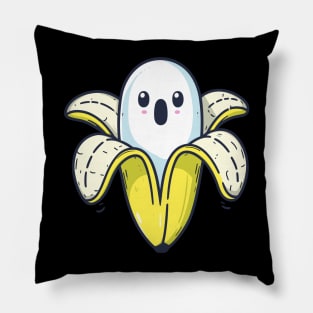 Boonana Funny Cute Banana Ghost Halloween Banana Lover Pillow