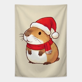 Christmas Capybara Tapestry