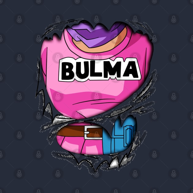 Bulma Chest Dragon ball Z by GeekCastle