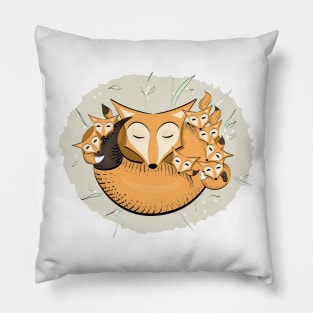 Fox mum Pillow