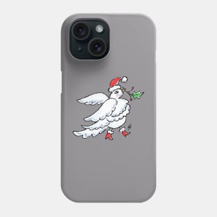 Bird in Holiday Hat Phone Case