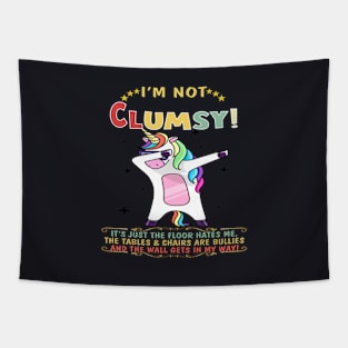 I M Not Clumsy Shirt Sarcastic Tapestry