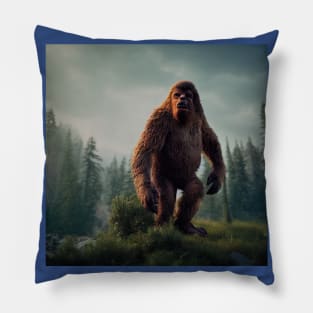 Sasquatch in Nature Pillow