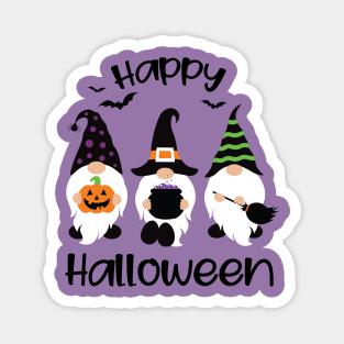 Happy halloween gnomes Magnet