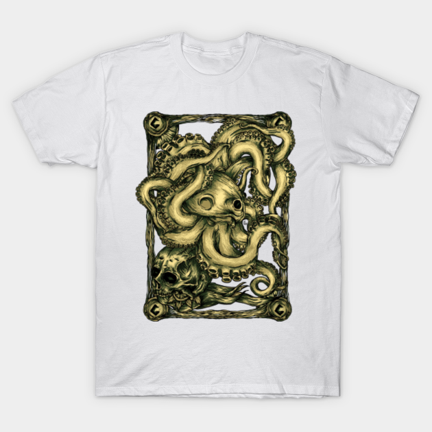 Discover octopus skull - Illustrative - T-Shirt