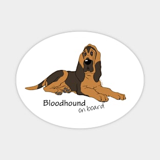 Bloodhound on board Magnet