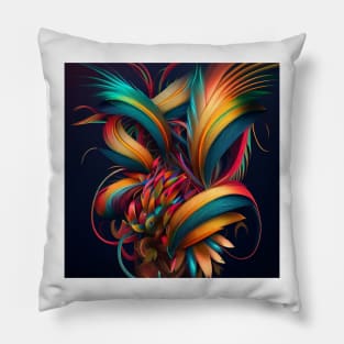 Abstract Art in Olena Skytsiuk Style Pillow