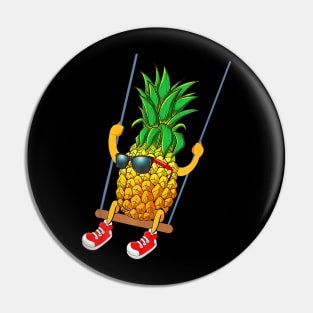 Funny swinging pineapple swinger sunglasses summer Pin