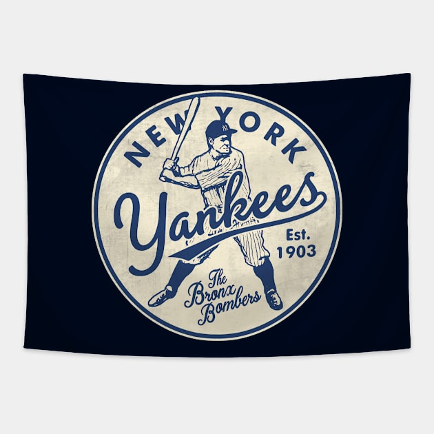 Old Style New York Yankees FULL SIZE by Buck Tee Tapestry by Buck Tee