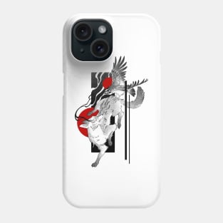 fox and crow Phone Case