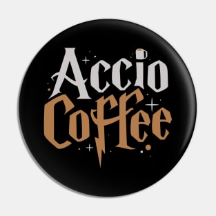 Accio Coffee Magic Pin