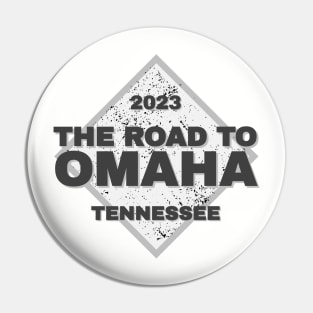 Tennessee Road To Omaha College Baseball 2023 Pin