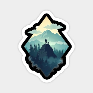 Summit Companions: Adventure Awaits Magnet
