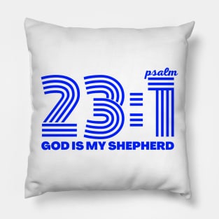 Psalm 23:1 God is my Sheperd Pillow