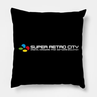Super Retro City Japan Logo Pillow