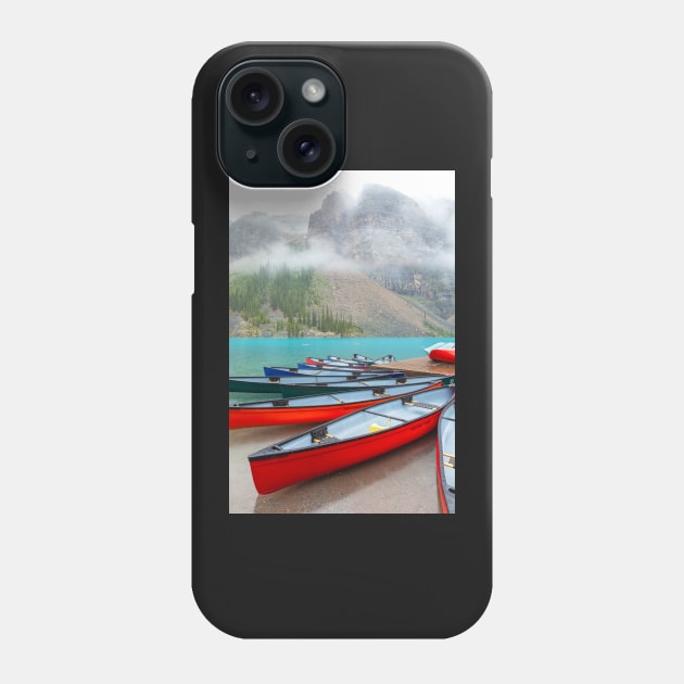 Canoes Phone Case by jvnimages