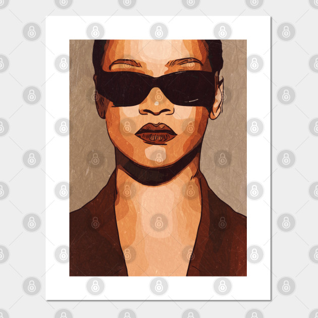 Rihanna Rihanna Poster E Stampa Artistica Teepublic It