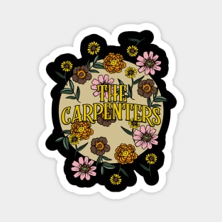 Carpenters Name Personalized Flower Retro Floral 80s 90s Name Style Magnet