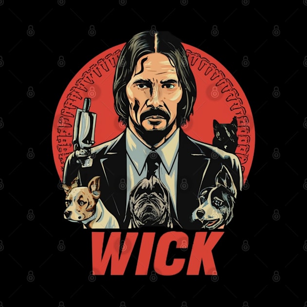 John Wick and dog by Aldrvnd