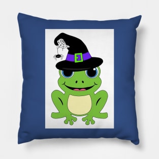 Witchy Frog Pillow