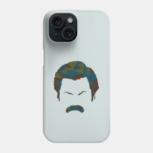 Ron Swanson Mustache Graphic Phone Case