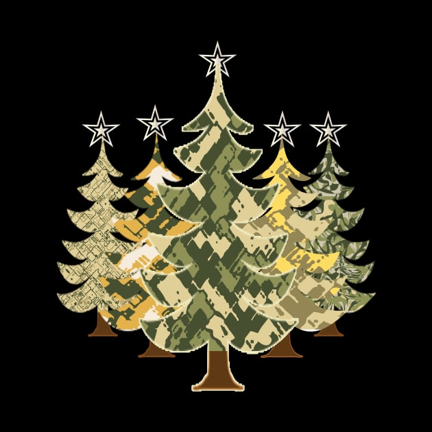 Camouflage Christmas tree. christmas gift idea by DODG99