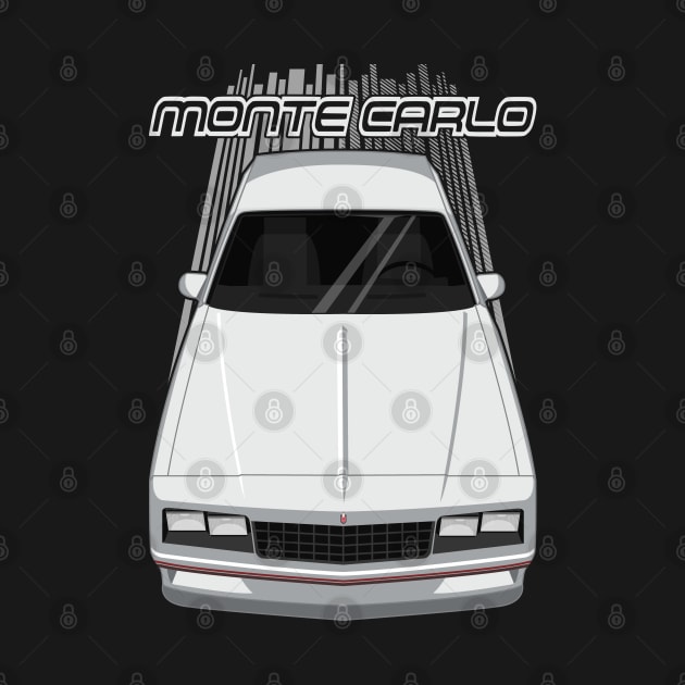 Chevrolet Monte Carlo 1984 - 1989 - white and red by V8social