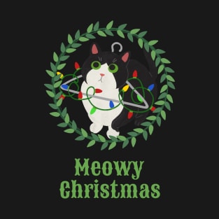 Meowy Christmas! Funny T-shirt T-Shirt