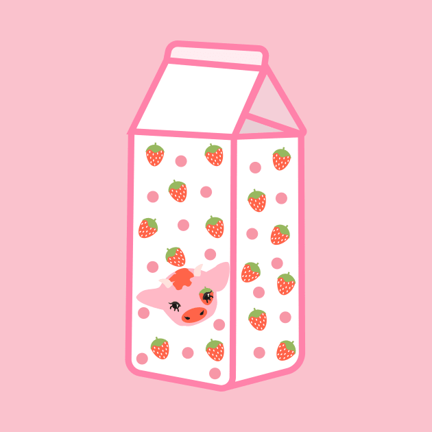 Strawberry milk box by rachelaranha