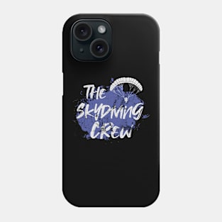 skydiver, freefall, parachute, i love skydiving, parachutist, love skydiving, parachuting, for skydivers Phone Case