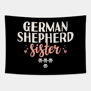 German Shepherd Sister Gift Tapestry