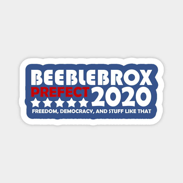 Beeblebrox-Prefect 2020 Magnet by Galactic Hitchhikers