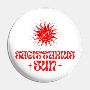 Sagittarius Sun | Born in November and December | Zodiac Sign Birthday Gifts Jupiter Pin