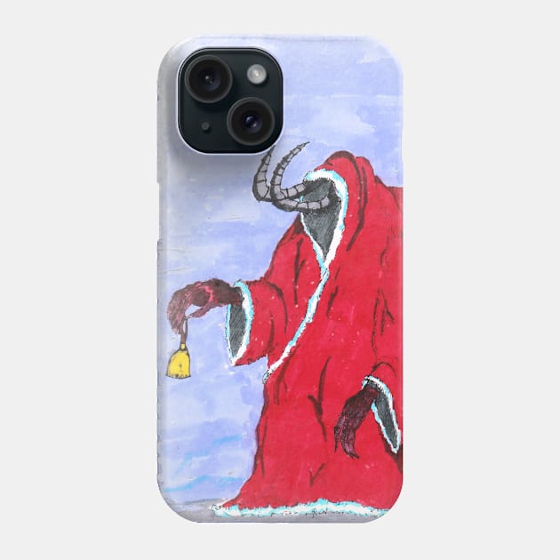 Merry Krampus you filthy animals Phone Case by Flush Gorden