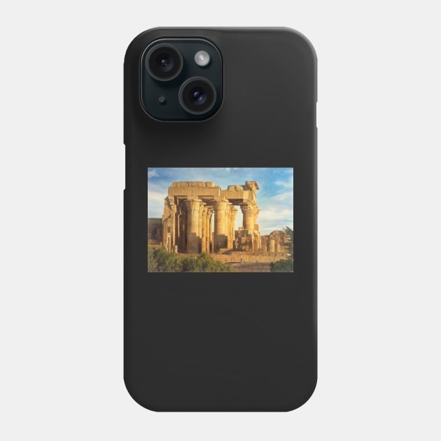 Temple of Kom Ombo in Egypt Phone Case by IanWL