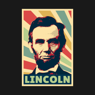 Abraham Lincoln Vintage Colors T-Shirt