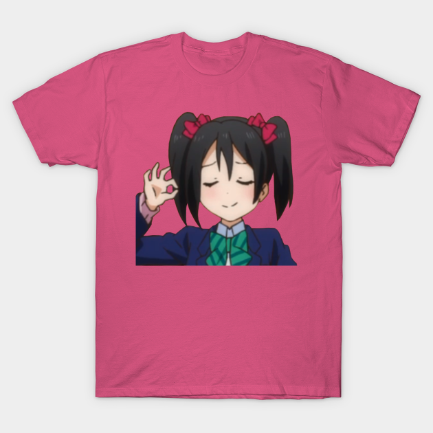 Nico Yazawa Ok Hand Sign Anime T Shirt Teepublic Uk Ok hand finger thumb signal, hand transparent background png clipart. teepublic