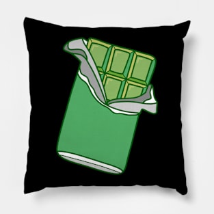 Matcha Chocolate Bar Pillow