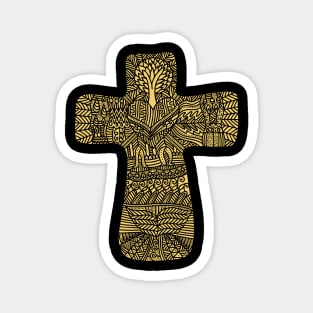 The Cross of the Lord and Savior Jesus Christ. Magnet